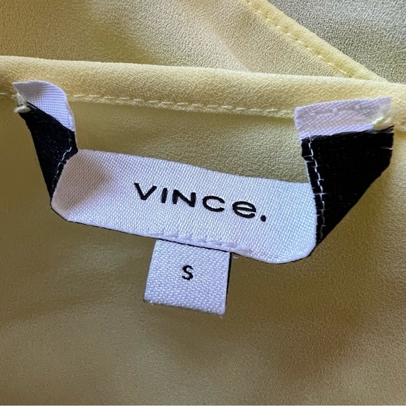 Vince Scoop-neck Camisole Top in Lemon Glow 17676 - Picture 6 of 9